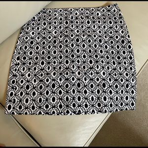 Talbots Geometric Design Aline Skirt
